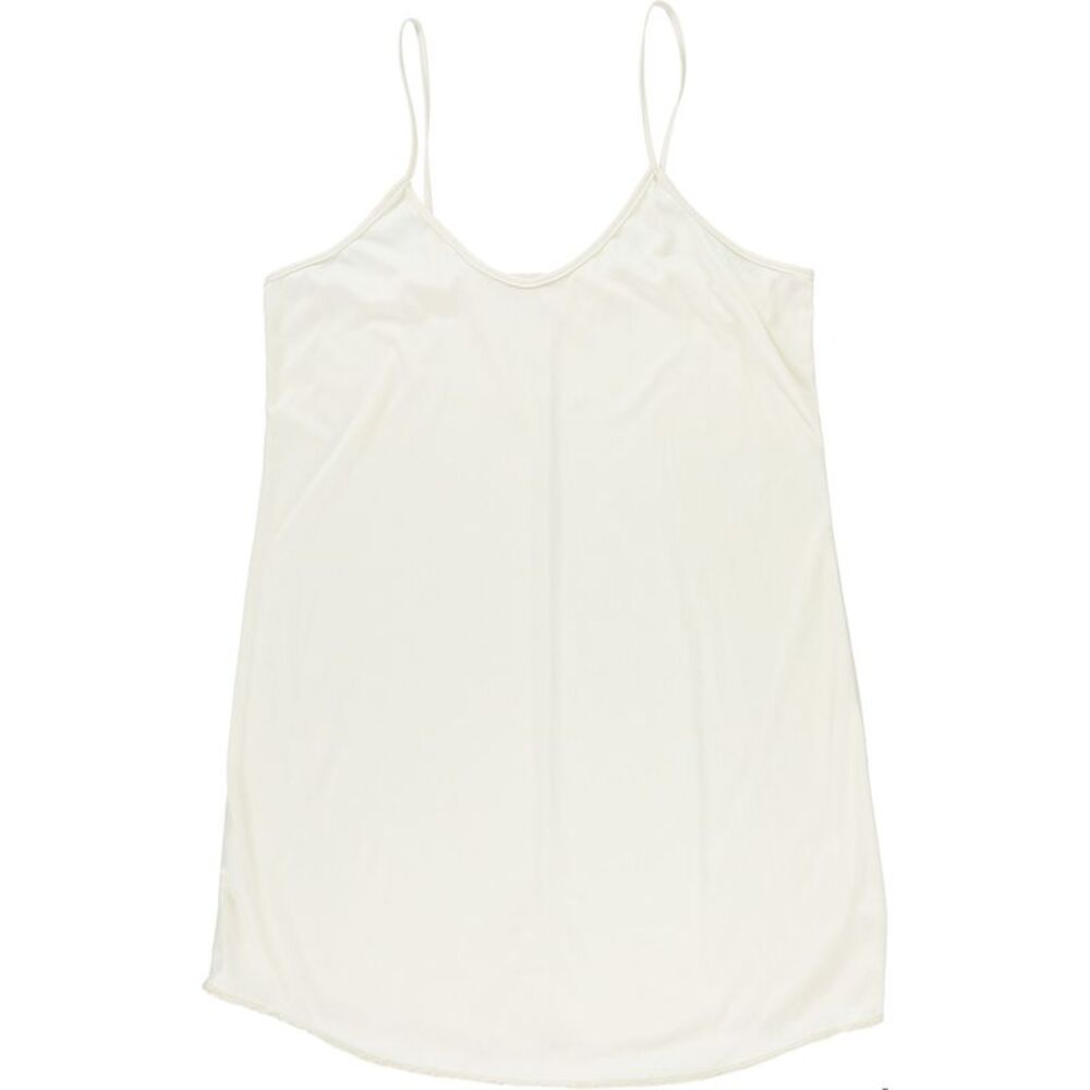 Tags Weekly Womens Solid Mini Dress, Beige, L, DM